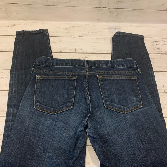 J. Crew toothpick jeans ankle size 26 dark denim - Picture 3 of 9